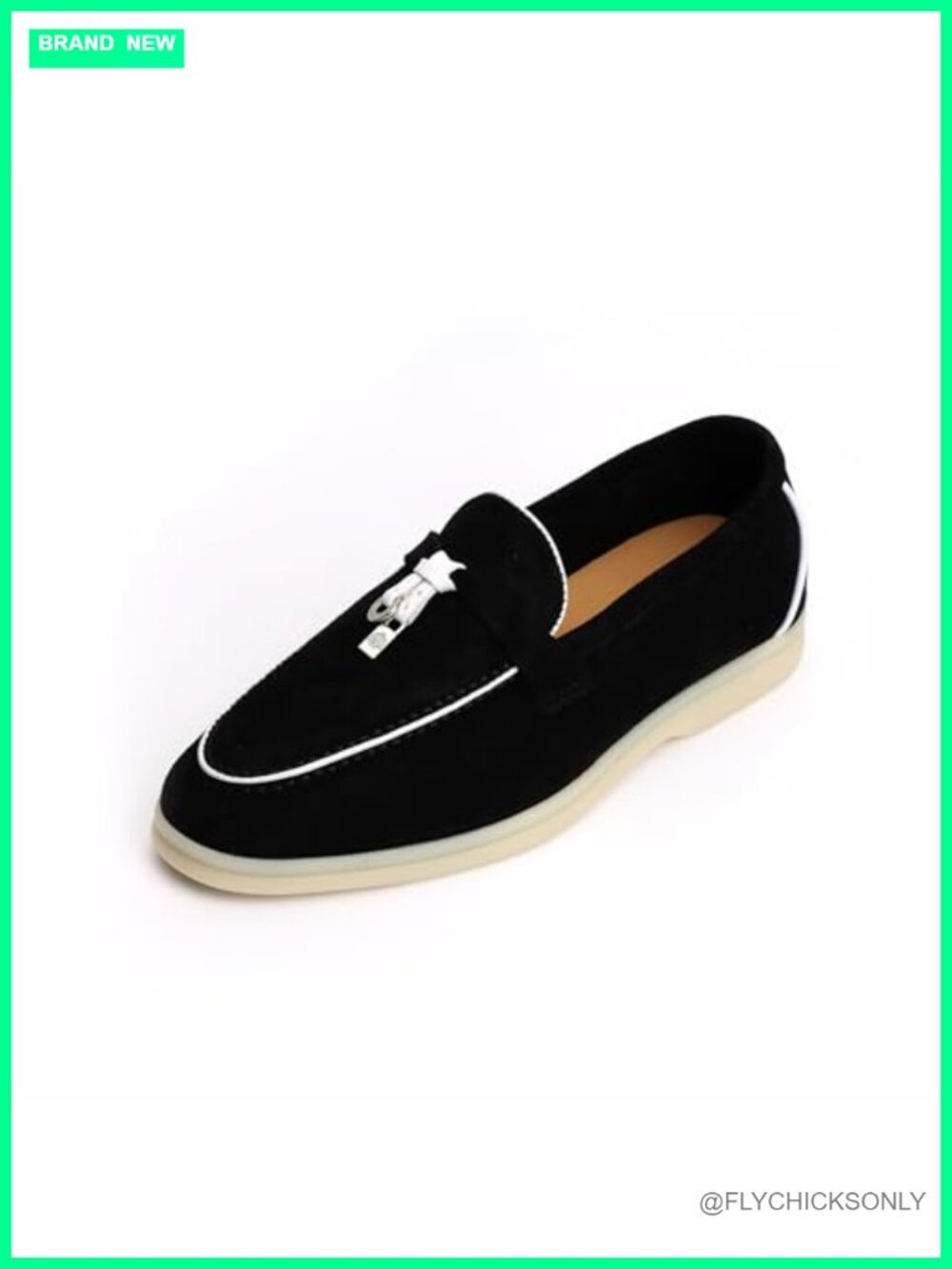Women's Suede Leather Loafers Slip-On Penny Strap Comfort Office Dress Flats